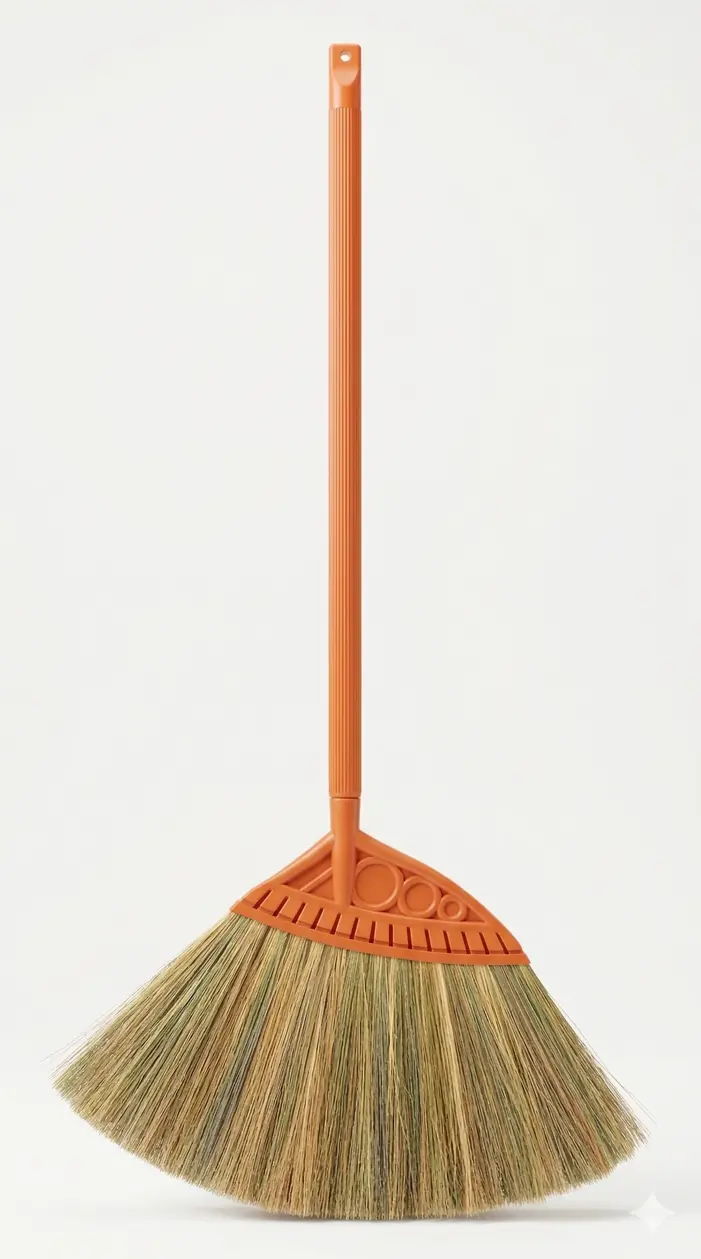 straw broom traditional vietnam